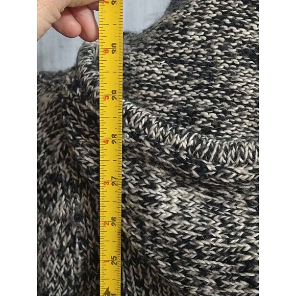 H&M Hooded Sweater Button Up Coat Jacket Multi-color Size Large Boho Cozy - Picture 5 of 12